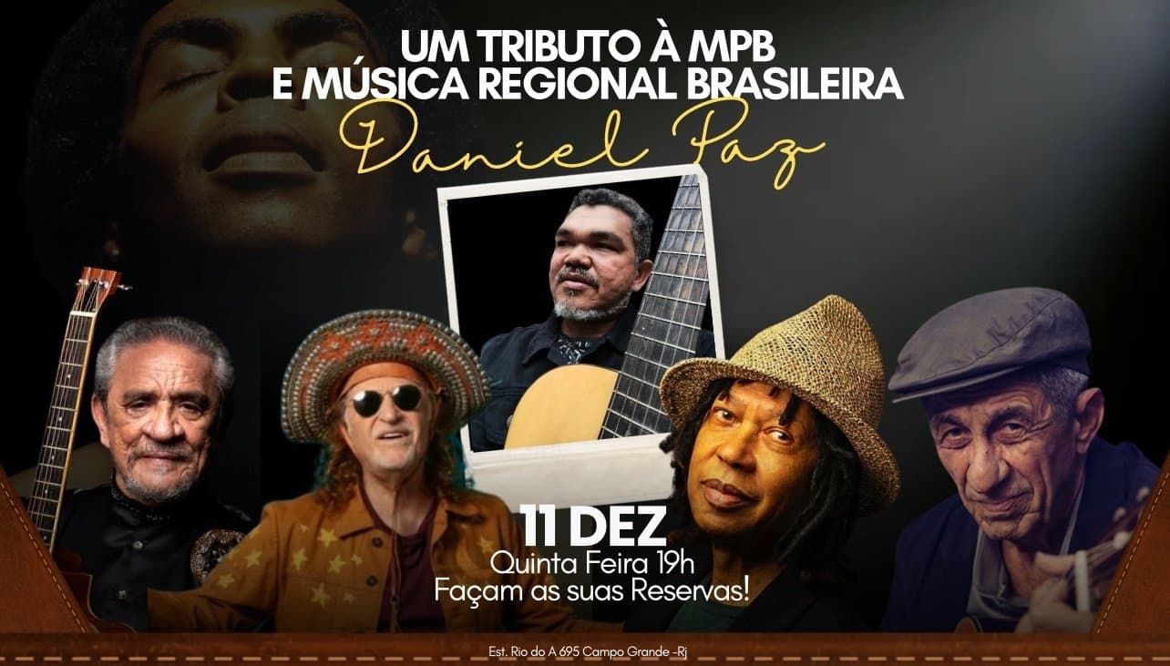 UM TRIBUTO Á MPB E MÚSICA REGIONAL-DANIEL PAZ E BANDA