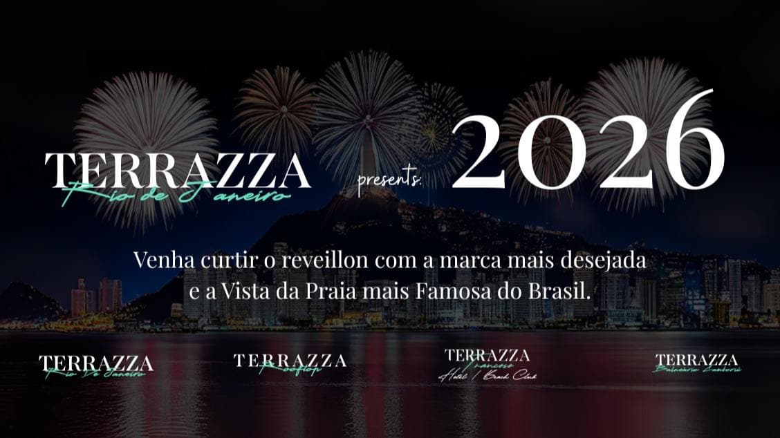 RÉVEILLON TERRAZZA - RIO DE JANEIRO 2026