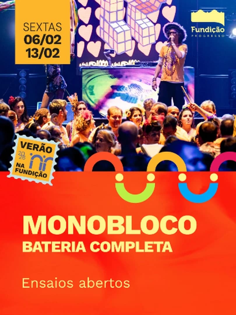 ENSAIOS MONOBLOCO COM BANDA COMPLETA