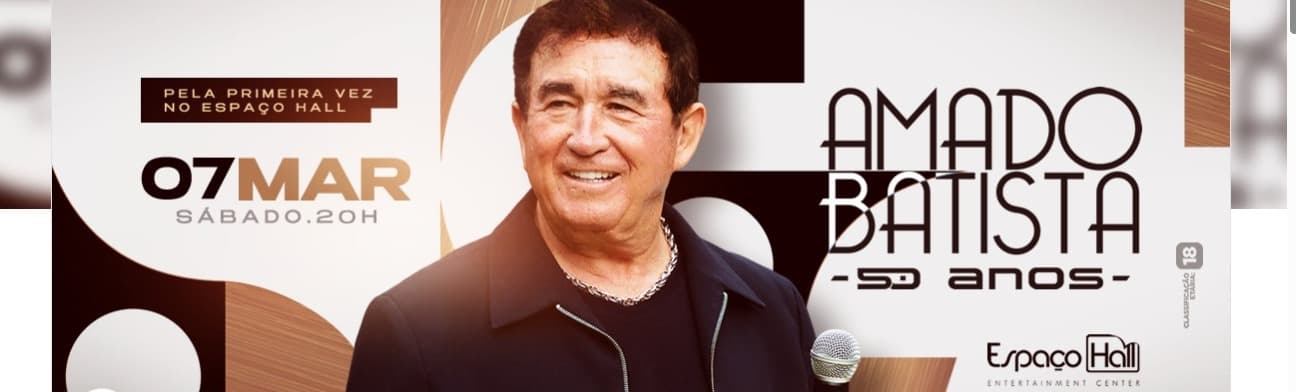 Amado Batista no Espaço Hall