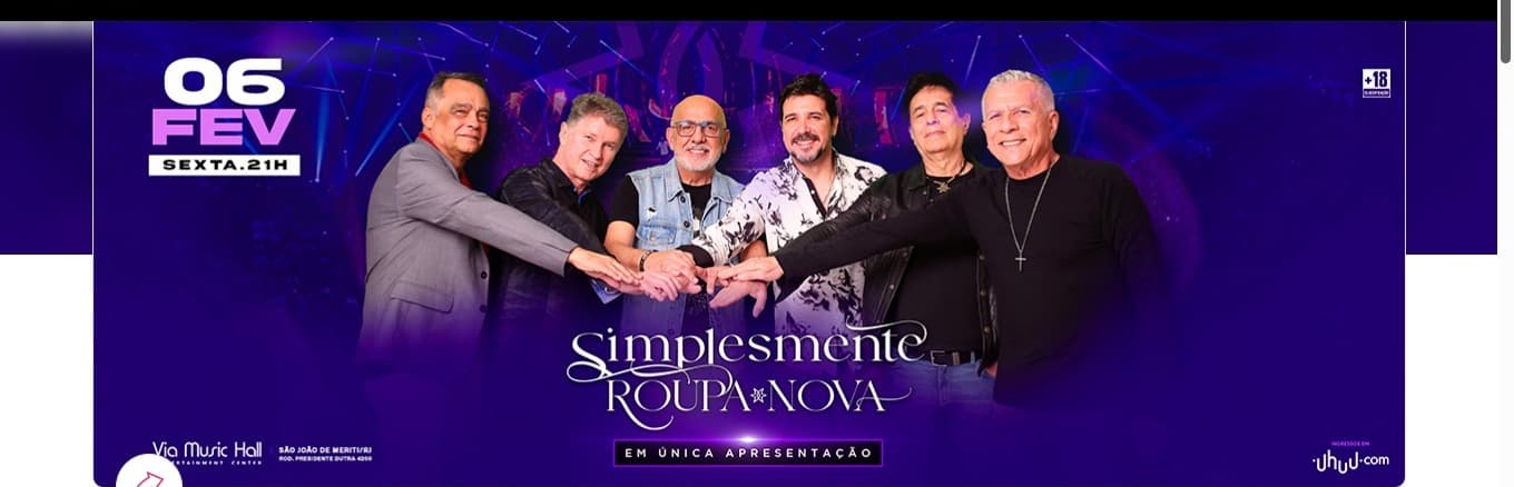 ROUPA NOVA na VIA MUSIC HALL