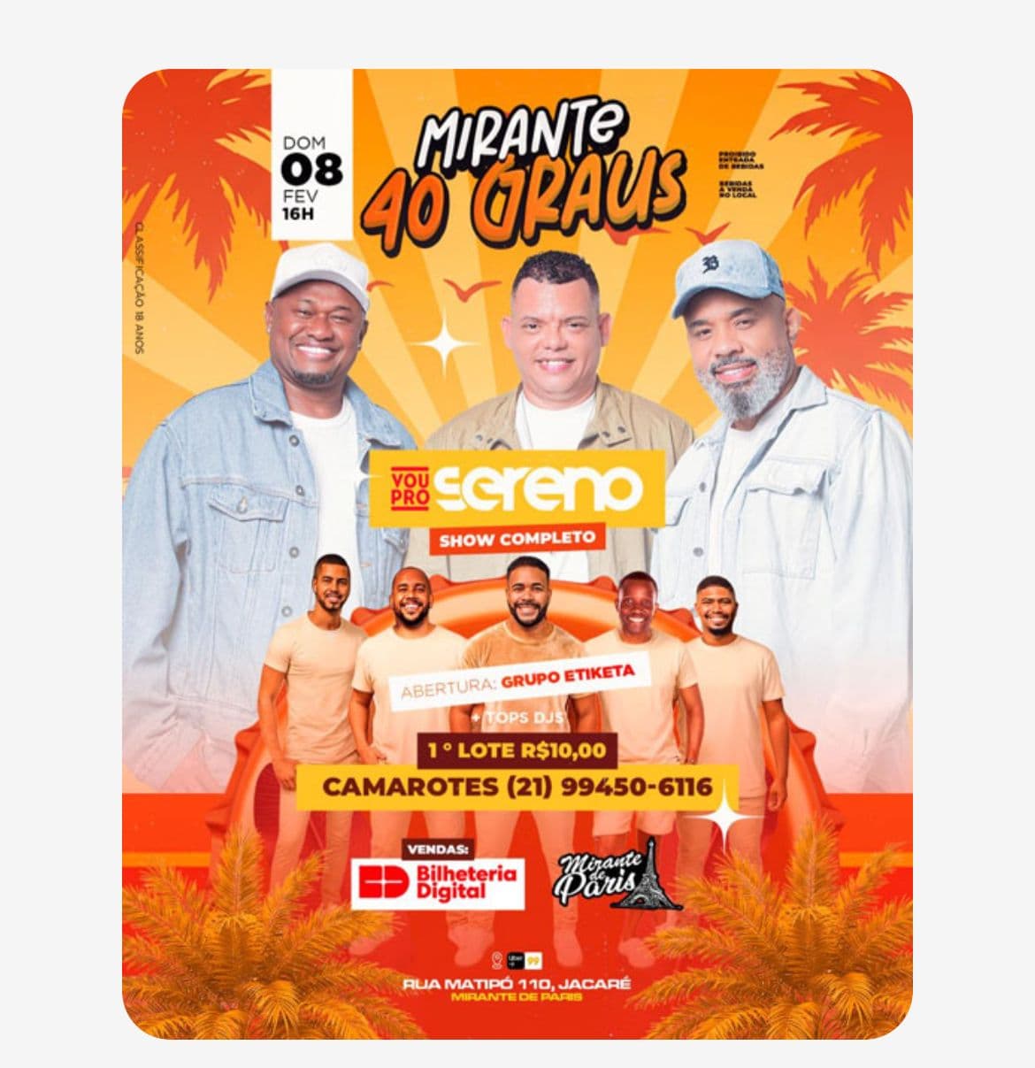 Mirante 40 Graus - Show Completo Vou Pro Sereno