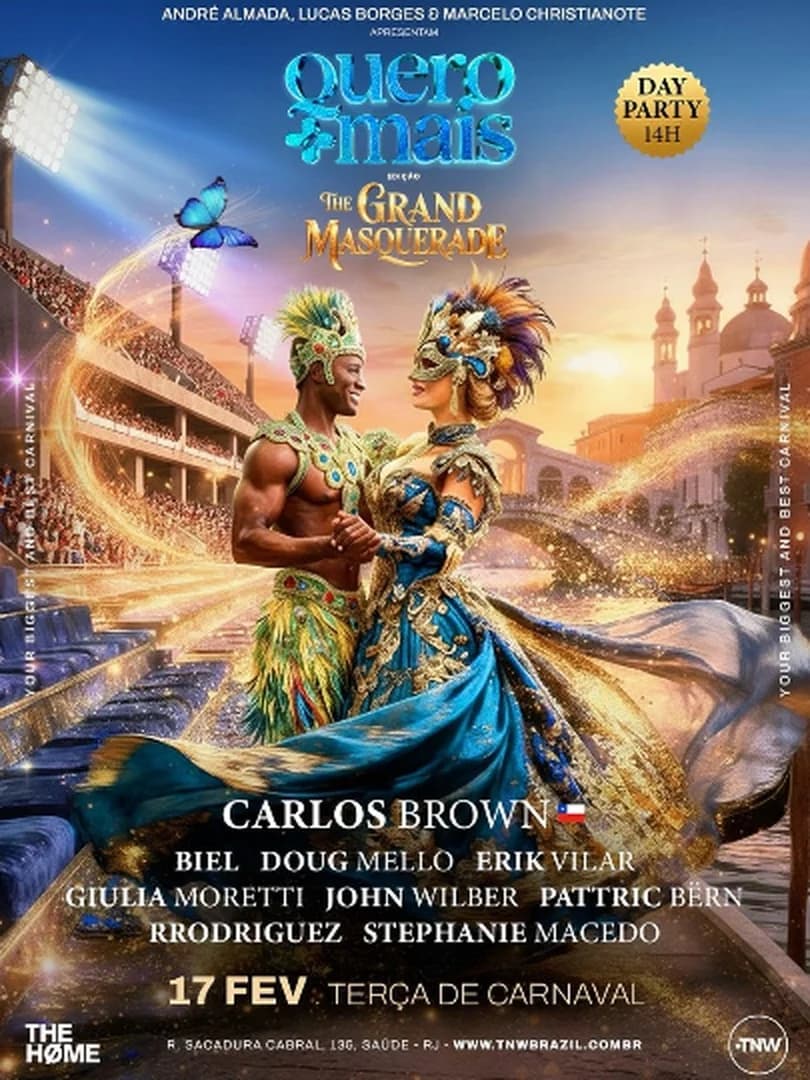 17.02 | THE HOME | QUERO MAIS DAY PARTY | CARNAVAL 2026 | RIO DE JANEIRO | TNW