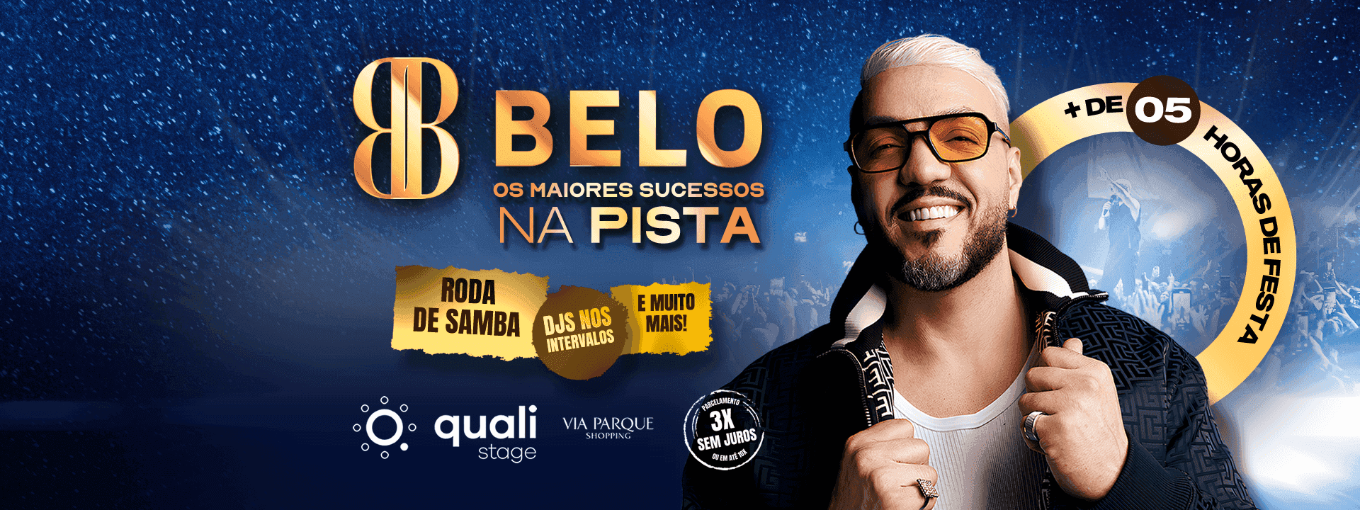 BELO – O CANTOR DAS MULTIDÕES no Qualistage