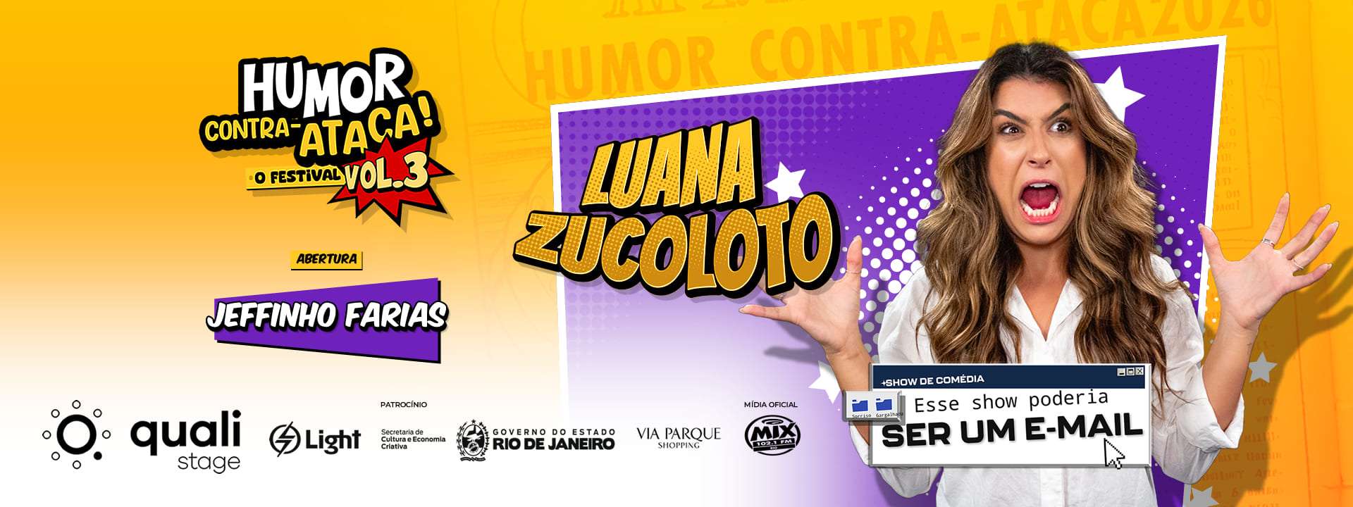 Luana Zucoloto em HUMOR CONTRA-ATACA 2026