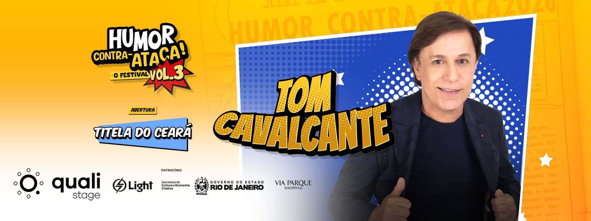Tom Cavalcante e Titela em HUMOR CONTRA-ATACA 2026