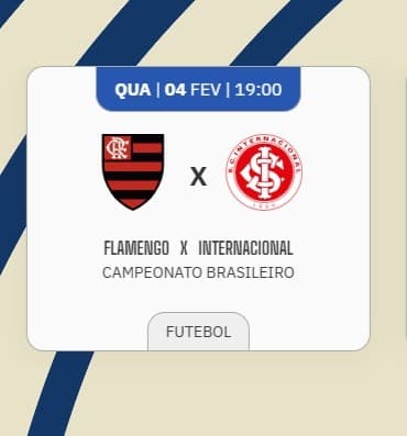 Flamengo X Internacional - CAMPEONATO BRASILEIRO