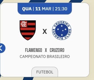 Flamengo  X Cruzeiro - CAMPEONATO BRASILEIRO