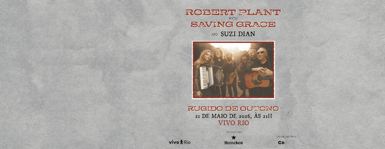 ROBERT PLANT with SAVING GRACE and SUZI DIAN no Vivo Rio